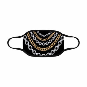 Two-Toned Chain Mask (Black)