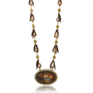 Australian Opal Fringe Necklace