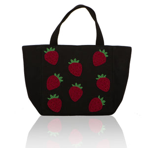 Small Tote with Strawberries
