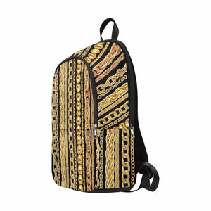 Gold Chain Backpack (Black)