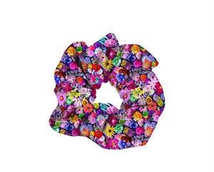 Gems + Blooms Silk Scrunchie
