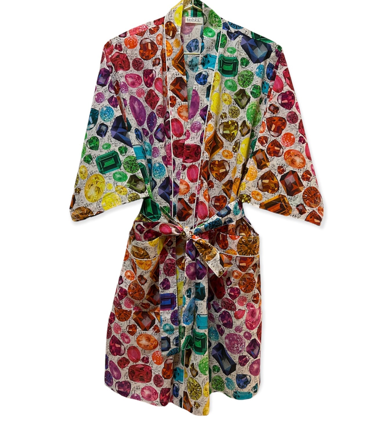 Rainbow Gems + Diamond Kimono Robe