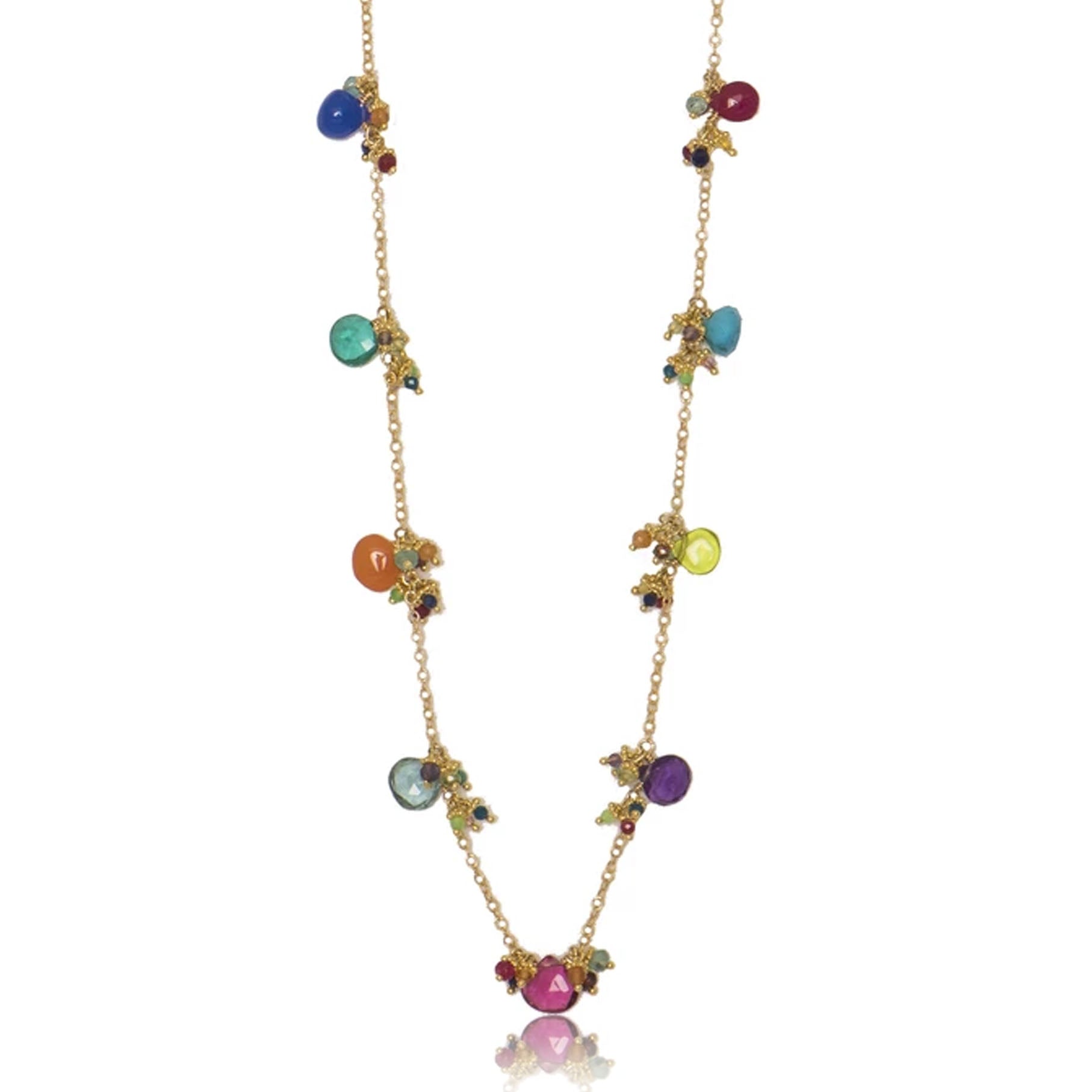 Short Linked Classic Jellybean Necklace