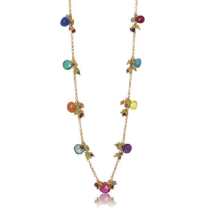 Short Linked Classic Jellybean Necklace